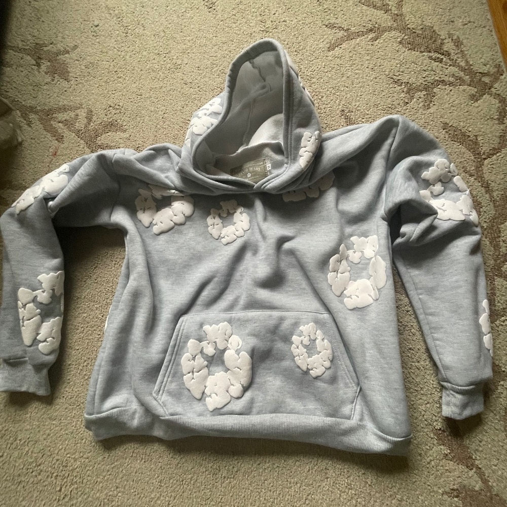 *Brand New* Denim Tears “GREY” Hoodie” Medium